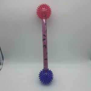 Creatology Halloween Light Up Baton Spiky Ball Flashing LED Wand Toy Prop Bats
